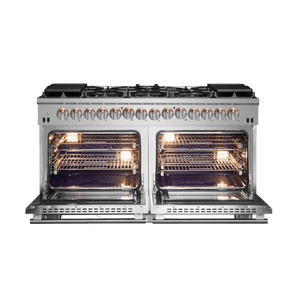 FORNO - Capriasca 60″ Freestanding Dual Fuel Range