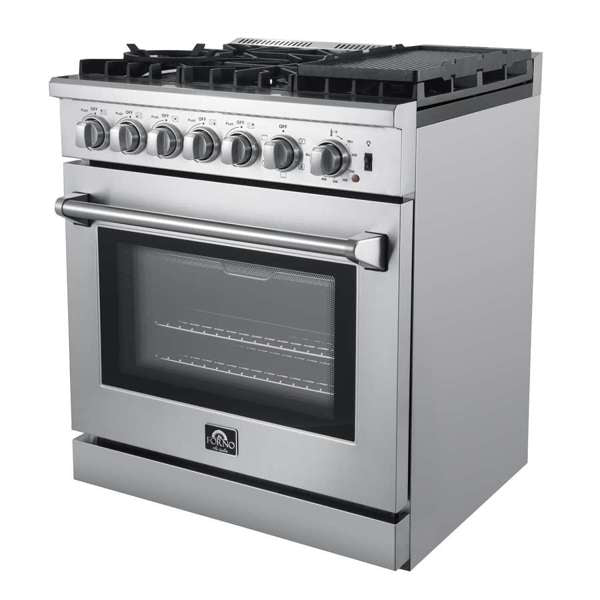 FORNO - Forno Lazio 30&quot; Freestanding Dual Fuel Range