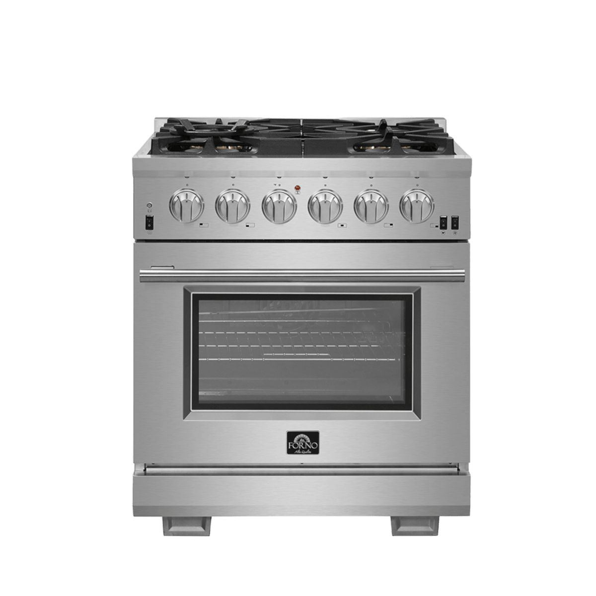 FORNO - Capriasca Titanium Professional 30&quot; Freestanding Gas Range