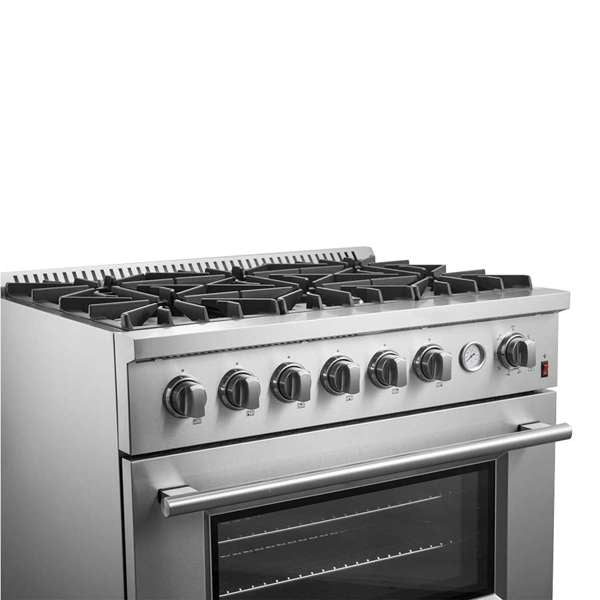 FORNO - Marco 36&quot; Gas Range, 5.36 cu.ft. Convection Oven