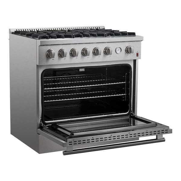 FORNO - Marco 36&quot; Gas Range, 5.36 cu.ft. Convection Oven