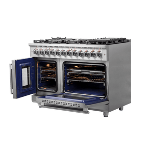 FORNO - Massimo 48″ Freestanding French Door Dual Fuel Range