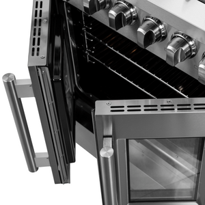 FORNO - Galiano 30″ Freestanding French Door Dual Fuel Range