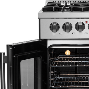 FORNO - Galiano 30″ Freestanding French Door Dual Fuel Range