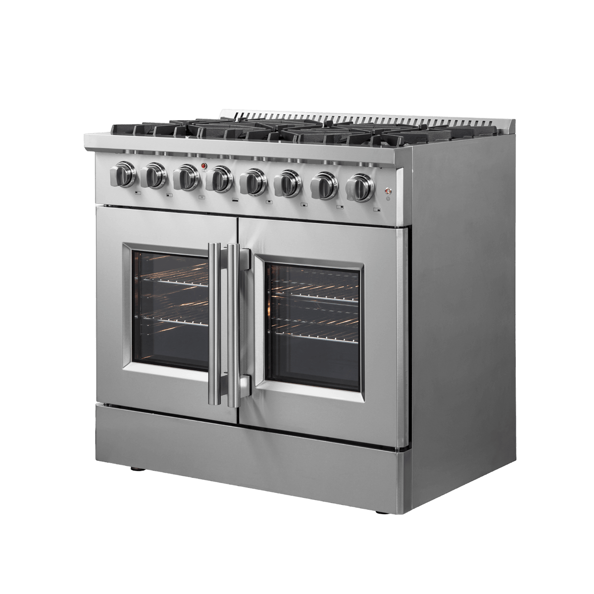FORNO - Galiano 36″ Freestanding French Door Dual Fuel Range