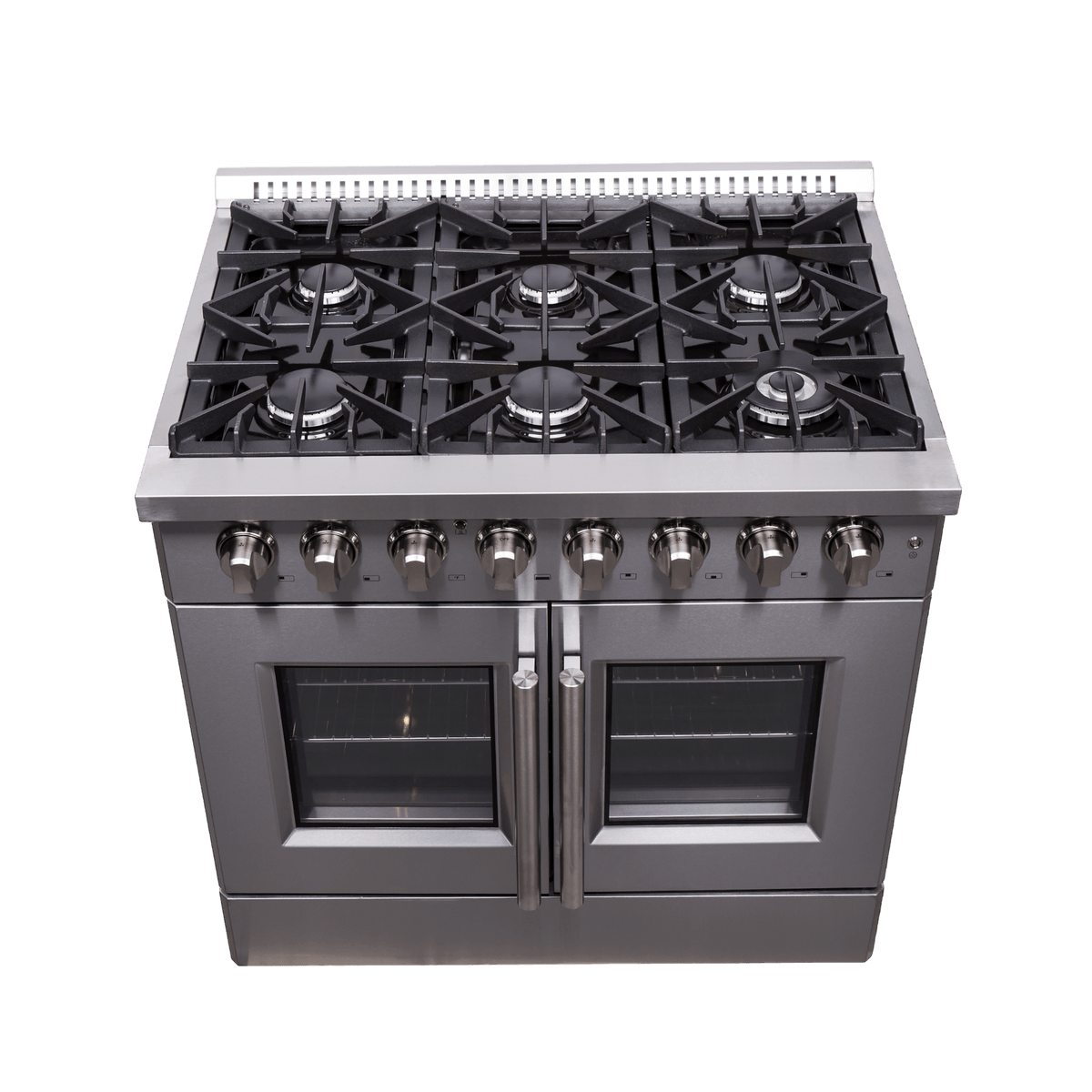 FORNO - Galiano 36″ Freestanding French Door Dual Fuel Range