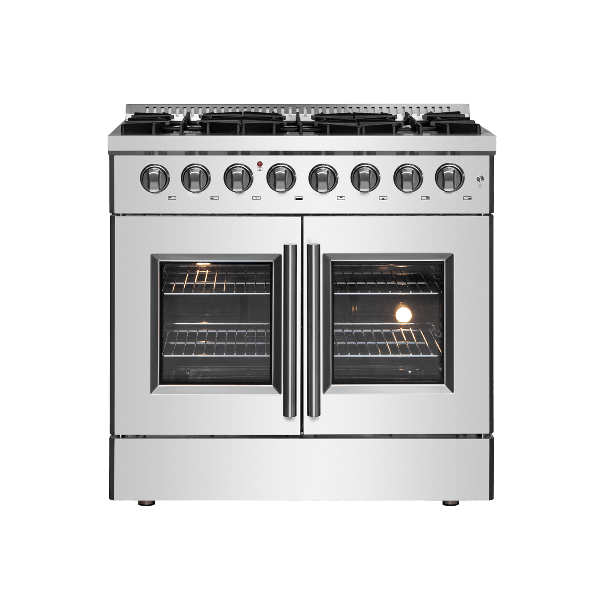 FORNO - Galiano 36″ Freestanding French Door Dual Fuel Range