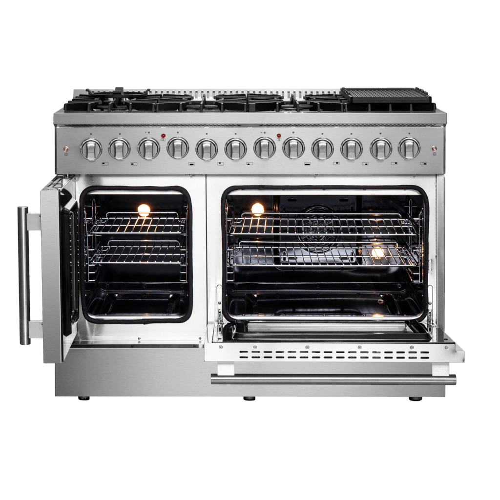 FORNO - Galiano 48″ Freestanding French Door Dual Fuel Range