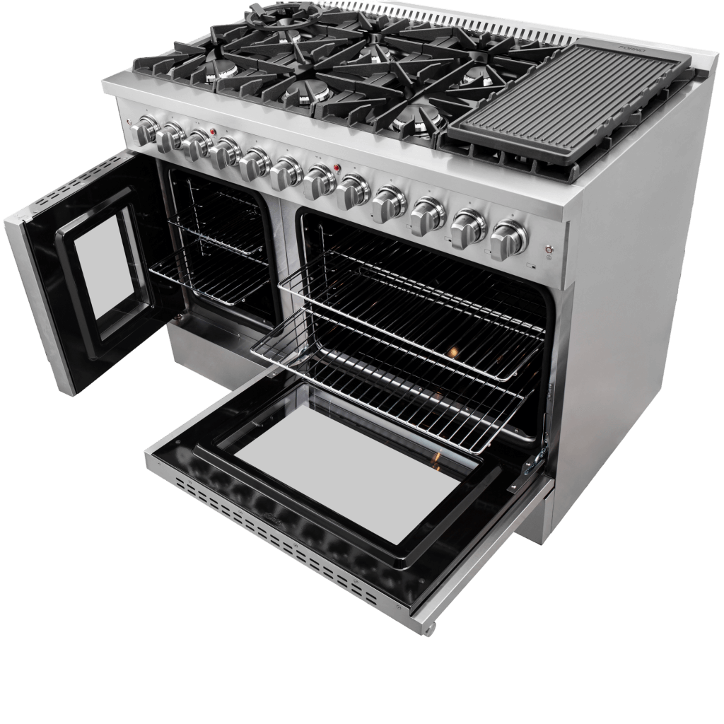FORNO - Galiano 48″ Freestanding French Door Dual Fuel Range