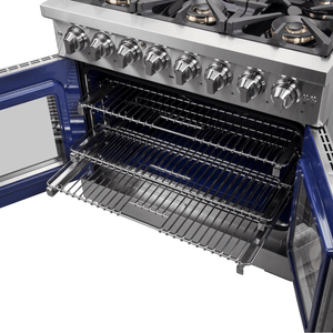 FORNO - Capriasca 36″ Freestanding French Door Dual Fuel Range