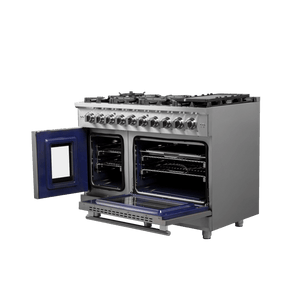 FORNO - Massimo 48″ Freestanding French Door Gas Convection Range