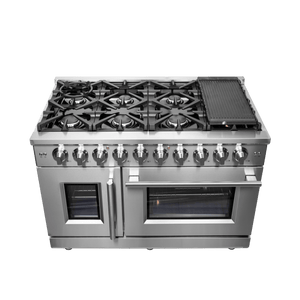 FORNO - Massimo 48″ Freestanding French Door Gas Convection Range