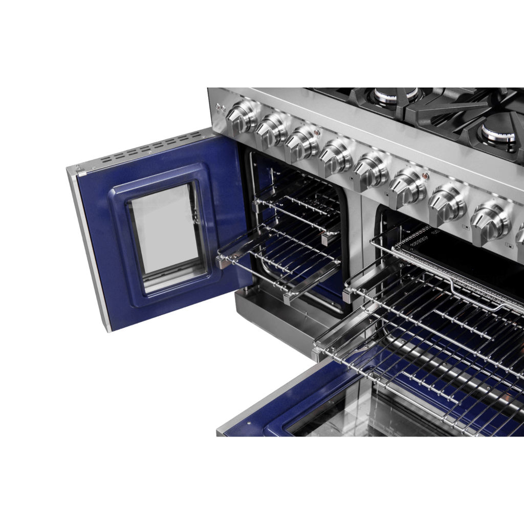 FORNO - Massimo 48″ Freestanding French Door Gas Convection Range