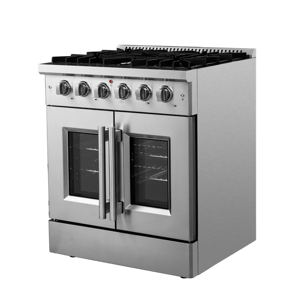 FORNO - Galiano 30″ Freestanding French Door Gas Range