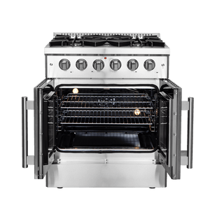 FORNO - Galiano 30″ Freestanding French Door Gas Range