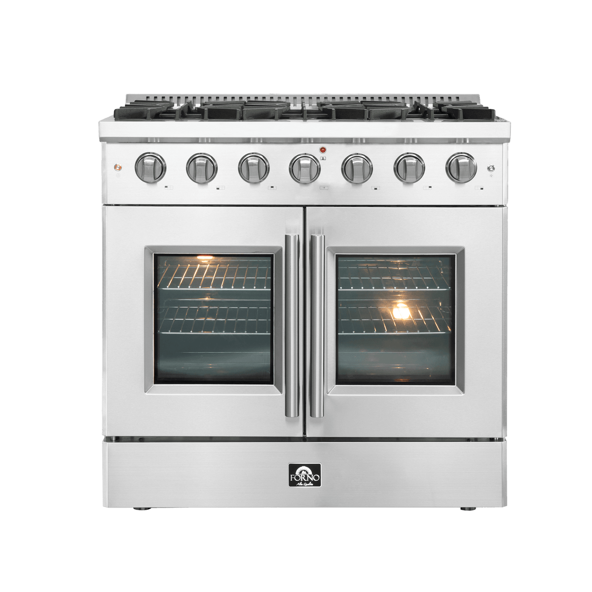 FORNO - Galiano 36″ Freestanding French Door Gas Range