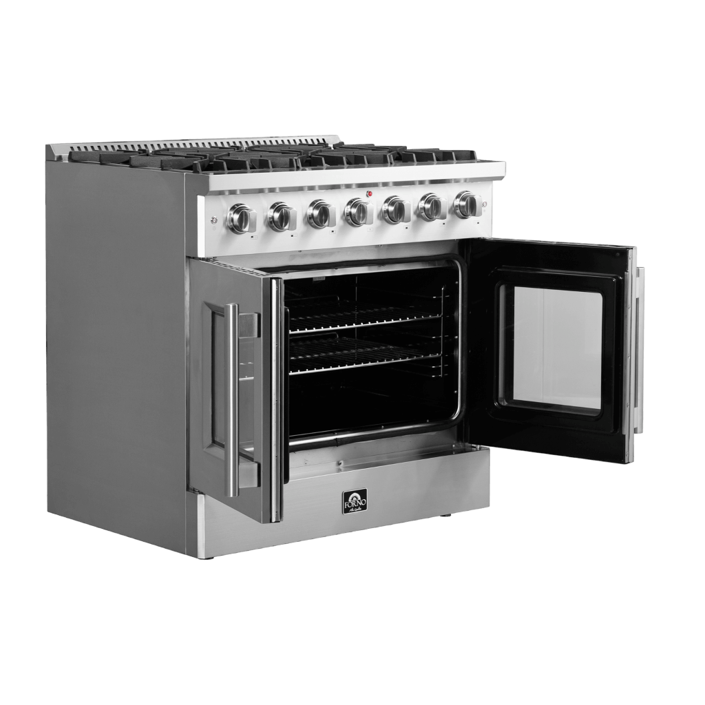 FORNO - Galiano 36″ Freestanding French Door Gas Range