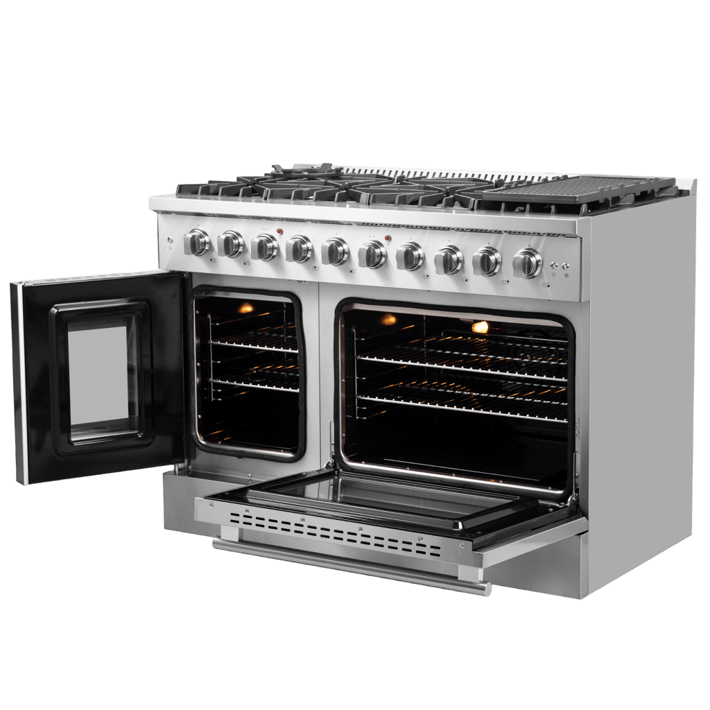 FORNO - Galiano 48″ Freestanding French Door Gas Range