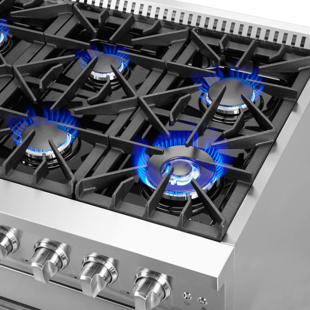 FORNO - Galiano 48″ Freestanding French Door Gas Range