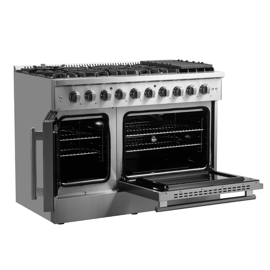FORNO - Galiano 48″ Freestanding French Door Gas Range