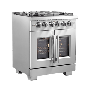 FORNO - Capriasca 30″ Freestanding French Door Gas Range