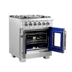 FORNO - Capriasca 30″ Freestanding French Door Gas Range
