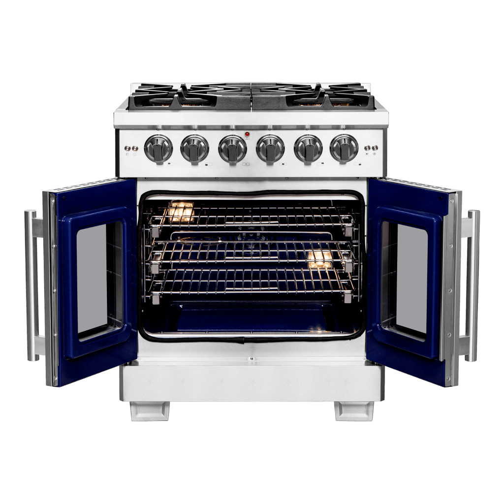 FORNO - Capriasca 30″ Freestanding French Door Gas Range