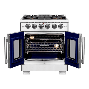FORNO - Capriasca 30″ Freestanding French Door Gas Range