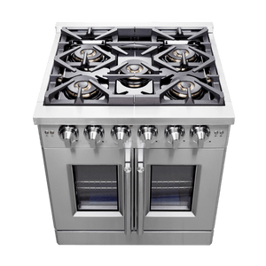FORNO - Capriasca 30″ Freestanding French Door Gas Range