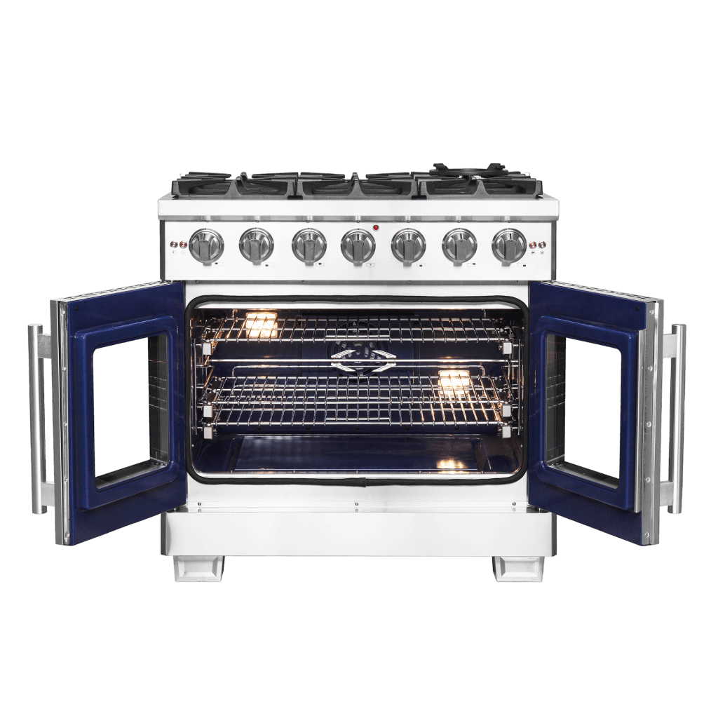 FORNO - Capriasca 36″ Freestanding French Door Gas Range