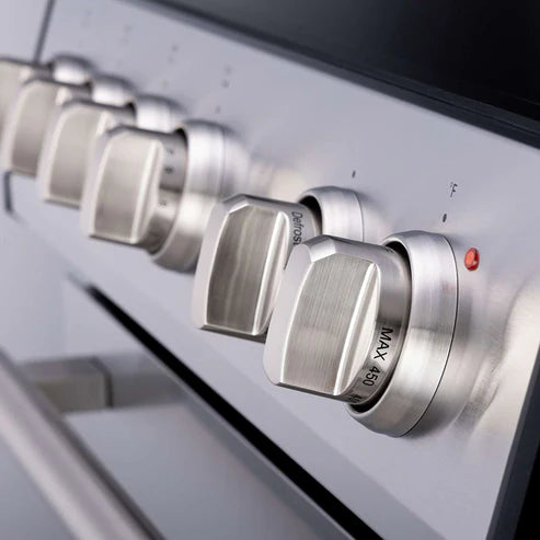 FORNO - Leonardo Espresso 30-Inch Slide-In Stainless Steel Induction Range, Convection Oven, 5 Cooking Zones