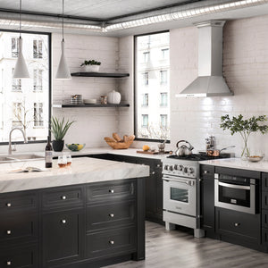 ZLINE 24" 2.8 cu. ft. Range with Gas Stove and Gas Oven in Fingerprint Resistant Stainless Steel (RGS-SN-24)