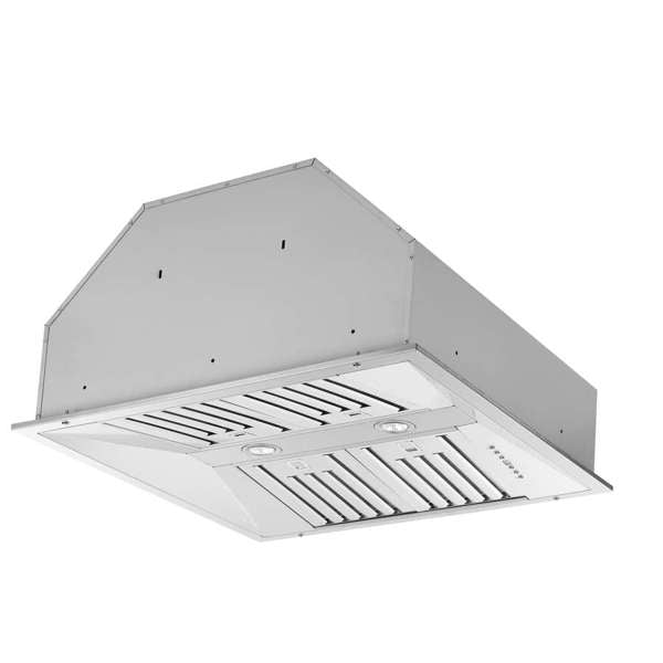 FORNO - Altilia 30-Inch Insert Range Hood, Stainless Steel, LED Lighting, Baffle Filters