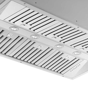 FORNO - Altilia 48-Inch Insert Range Hood, Stainless Steel, LED Lighting, Baffle Filters