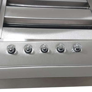 FORNO - Frassanito 36-Inch Recessed Range Hood, 450 CFM, Stainless Steel Baffle Filters, LED Lighting