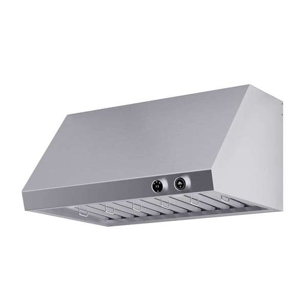 FORNO - Biagio 36-Inch Wall Mounted Range Hood, Stainless Steel, Heavy Duty