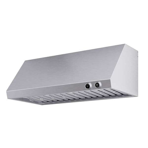 FORNO - Biagio 48-Inch Wall Mounted Range Hood, Stainless Steel, Heavy Duty