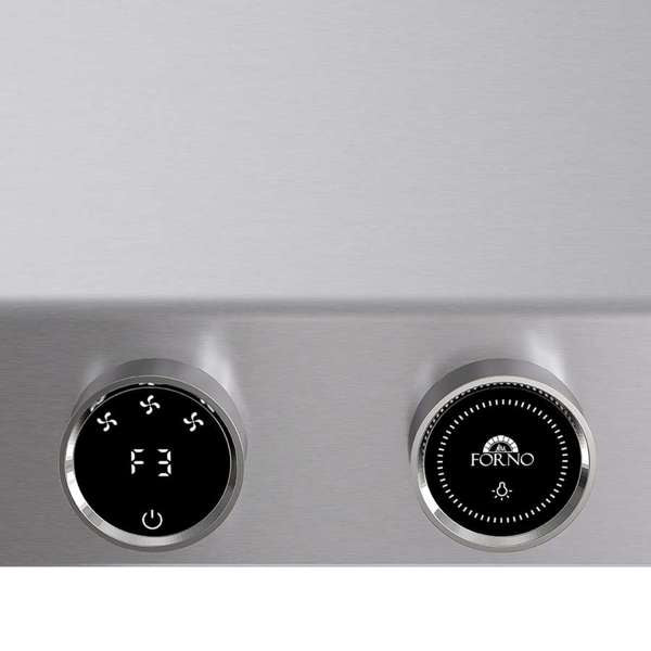 FORNO - Biagio 36-Inch Wall Mounted Range Hood, Stainless Steel, Heavy Duty