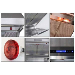 FORNO - Savona 30-Inch Wall Mount Range Hood, Hybrid Filters, Backsplash Included