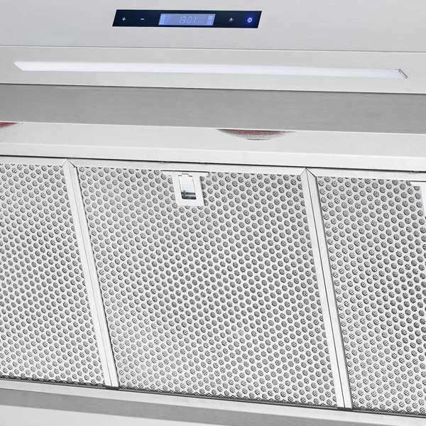 FORNO - Savona 60-Inch Wall Mount Range Hood, Hybrid Filters, Backsplash Included