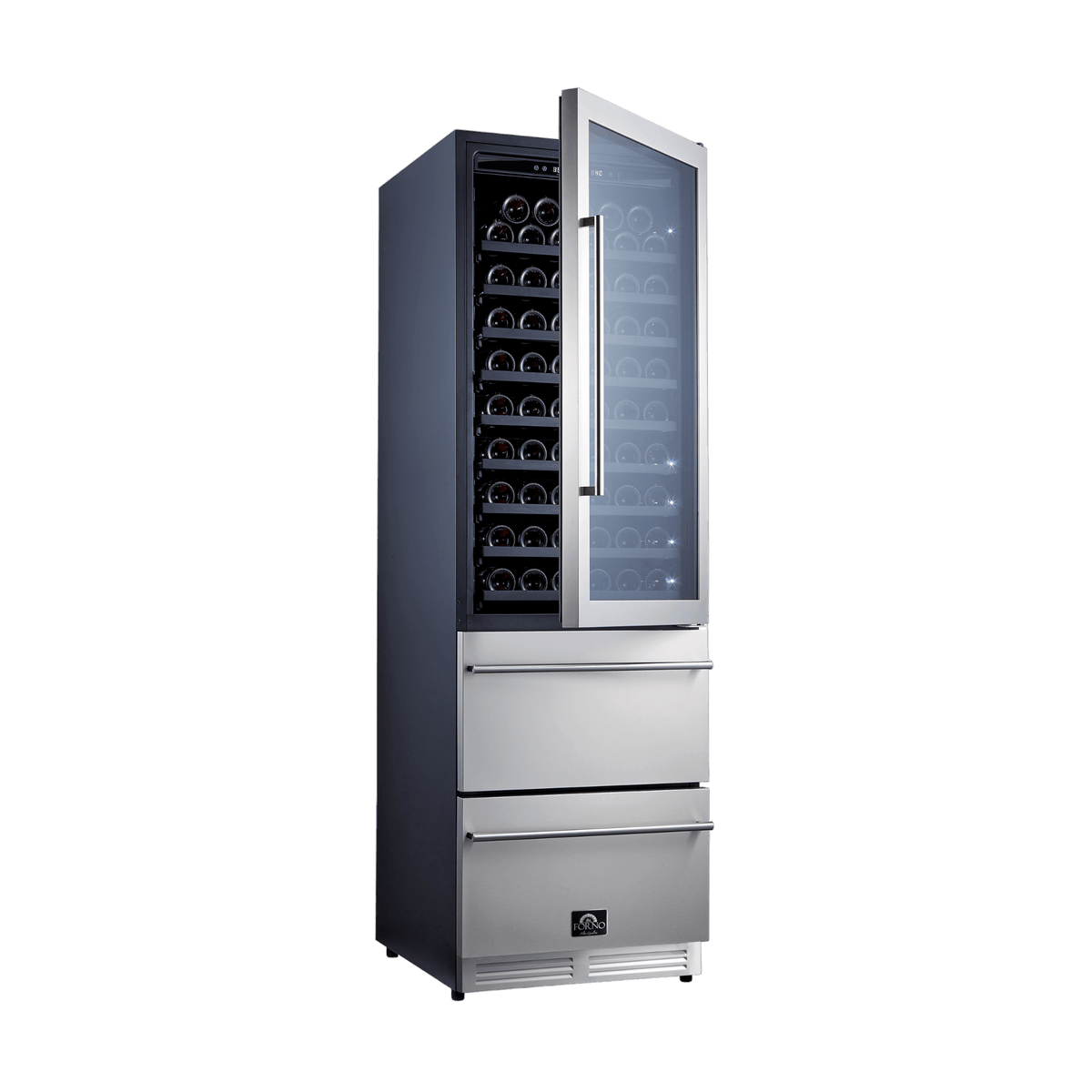 FORNO - Azienda – Duel Temperature Zone 24” Wine Cooler -108 Bottles