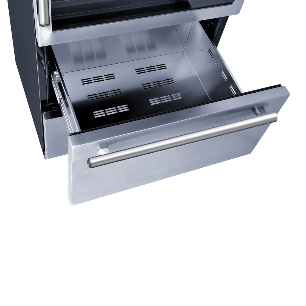 FORNO - Capraia – Triple Temp Zones – Dual Zone 30″ Wine Cooler with two refrigerator drawers