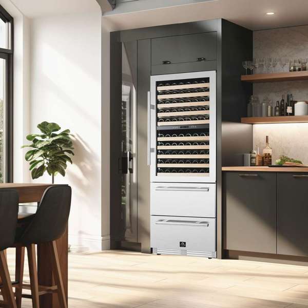 FORNO - Celano 30&quot; Dual Zone Wine Cellar &amp; Beverage Cooler, 21.3 cu.ft.