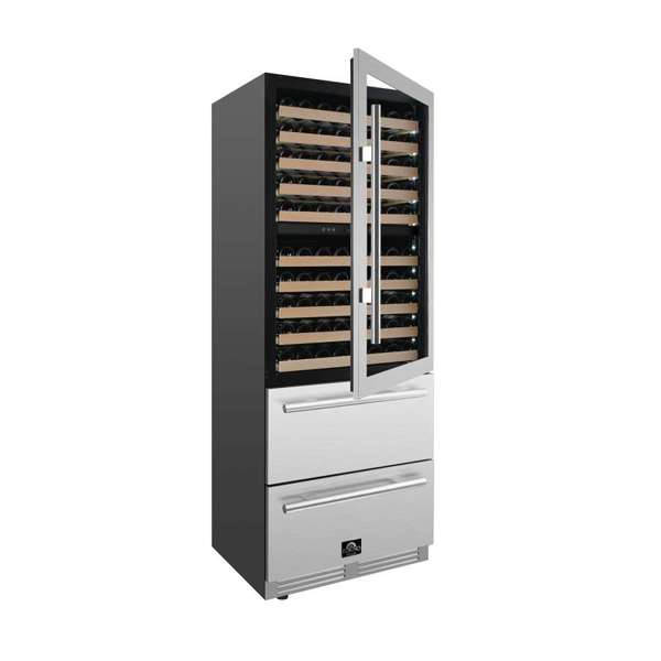 FORNO - Celano 30&quot; Dual Zone Wine Cellar &amp; Beverage Cooler, 21.3 cu.ft.