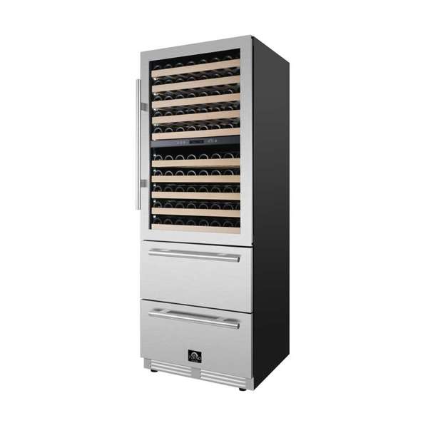 FORNO - Celano 30&quot; Dual Zone Wine Cellar &amp; Beverage Cooler, 21.3 cu.ft.