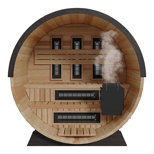 Finnmark - Thermo-Aspen Combination Barrel Sauna FD-7