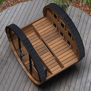Finnmark - Cedar Combination Barrel Sauna FD-6