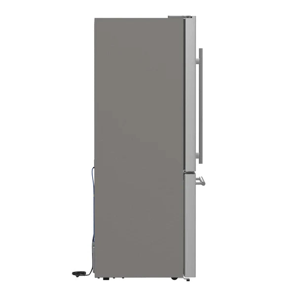 FORNO - Milano 2-Piece 62-Inch Freestanding Dual Bottom Freezer Refrigerator, Stainless Steel – 34.4 cu.ft, Touch Control, Ice Maker