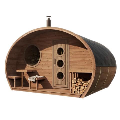 SaunaLife - Model G11 Outdoor Home Sauna Kit