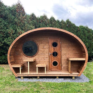 SaunaLife - Model G11 Outdoor Home Sauna Kit